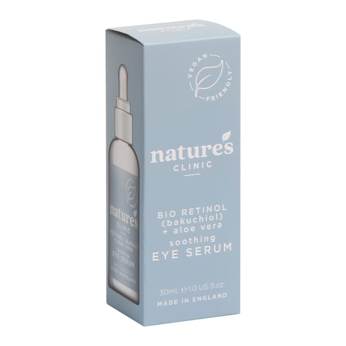 سرم دور چشم بایو رتینول و آلوئه‌ورا Natures Clinic Soothing Eye Serum اورجینال 30ml