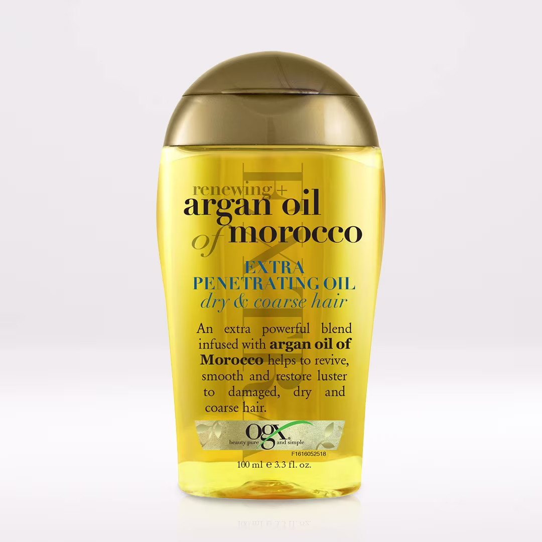 روغن آرگان مو OGX Argan Oil of Morocco Extra Penetrating اورجینال 100ml | ضد وز و براق‌کننده مو