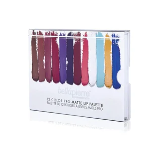 پالت رژ لب مات Bellápierre Cosmetics 12 Colour Pro Matte Lip Palette اورجینال | ۱۲ رنگ