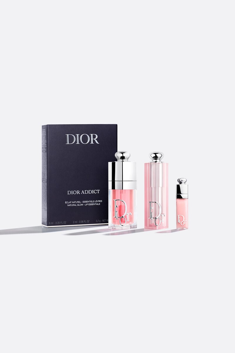 ست رژ لب و لیپ گلاس دیور ادیکت نچرال گلو اورجینال | Dior Addict Natural Glow Set