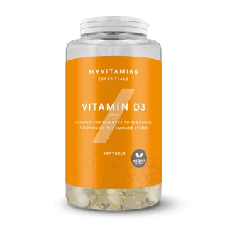 کپسول ویتامین D3 مای ویتامینز Myvitamins Vitamin D3 Softgels Vegan اصل | 25 میکروگرم 30 عددی