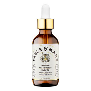 روغن مو فبل اند مین Fable & Mane MahaMane Smooth & Shine اصل 55ml | ضد وز، براق‌کننده و محافظ حرارتی
