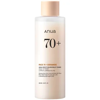 تونر شیری آنوا Anua Rice 70 Glow Milky Toner اصل 250ml | آبرسان، روشنکننده و تقویتکننده سد پوستی